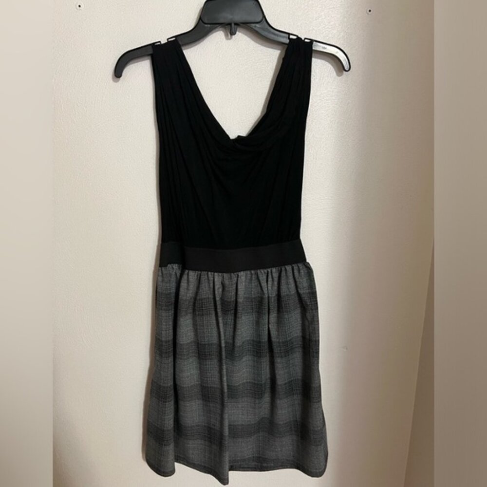 BEBOP Sleeveless Cinch Waist Plaid Skirt Dress Women's Size L